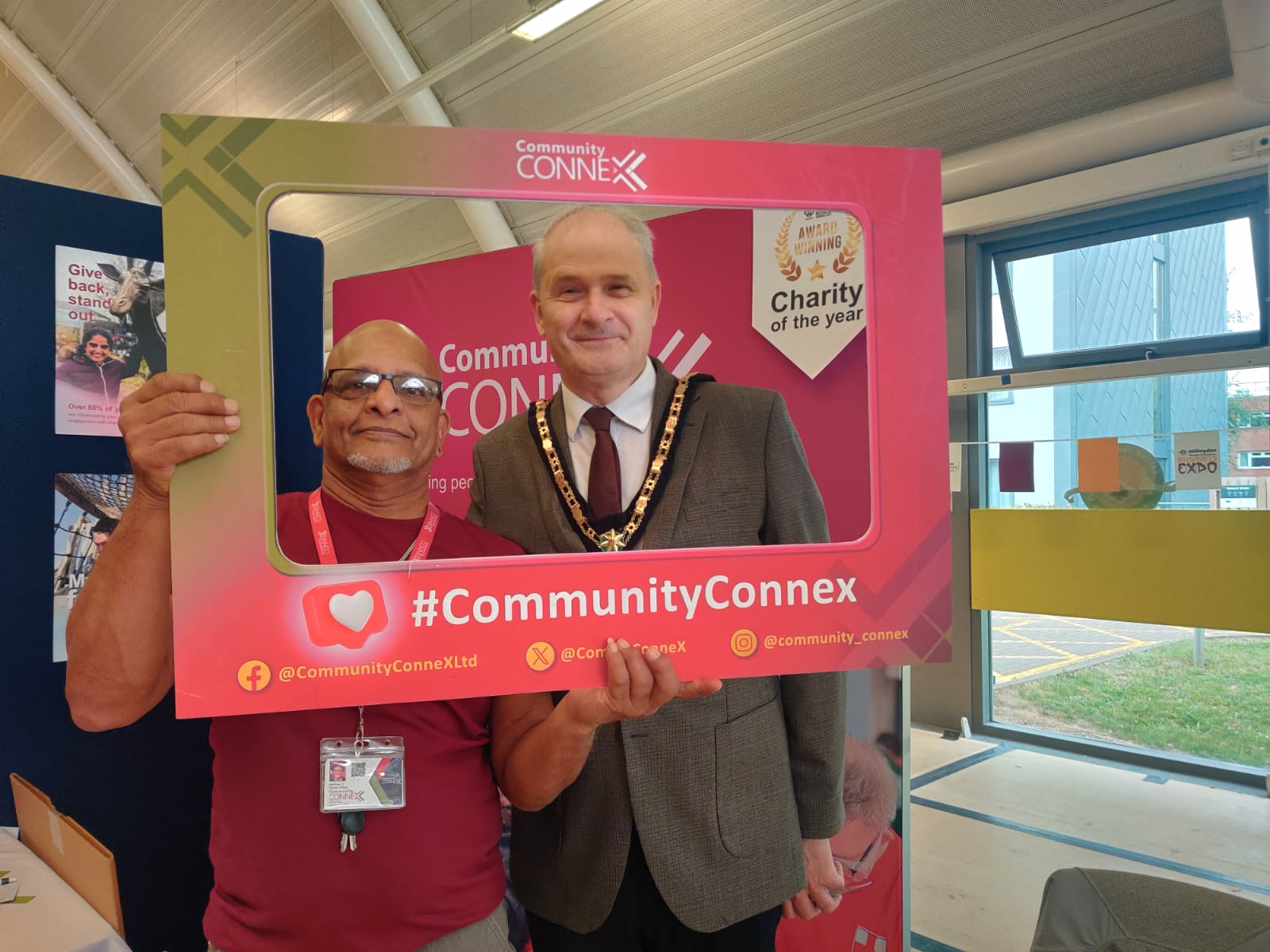 Deven Pillay Community Connex With Hillingdon Mayor